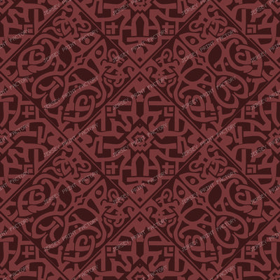 Celtic Viking Mask in Burgundy