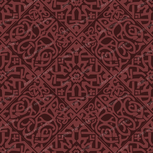 Celtic Viking Mask in Burgundy