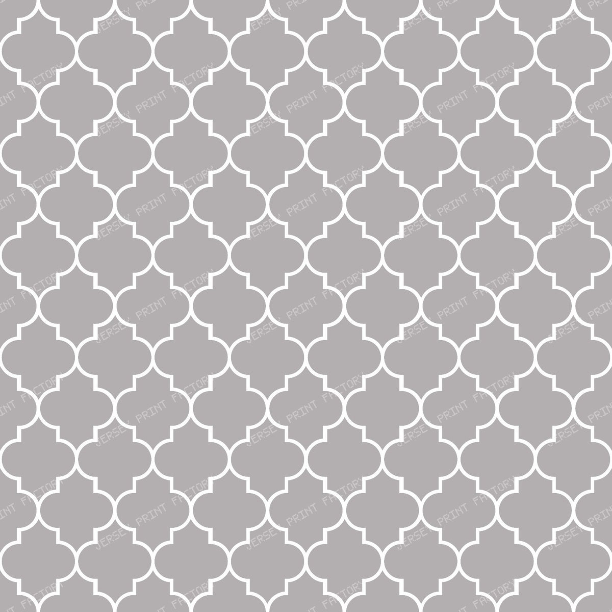 Black And White Latticework, Quatrefoil, Trellis — Gray