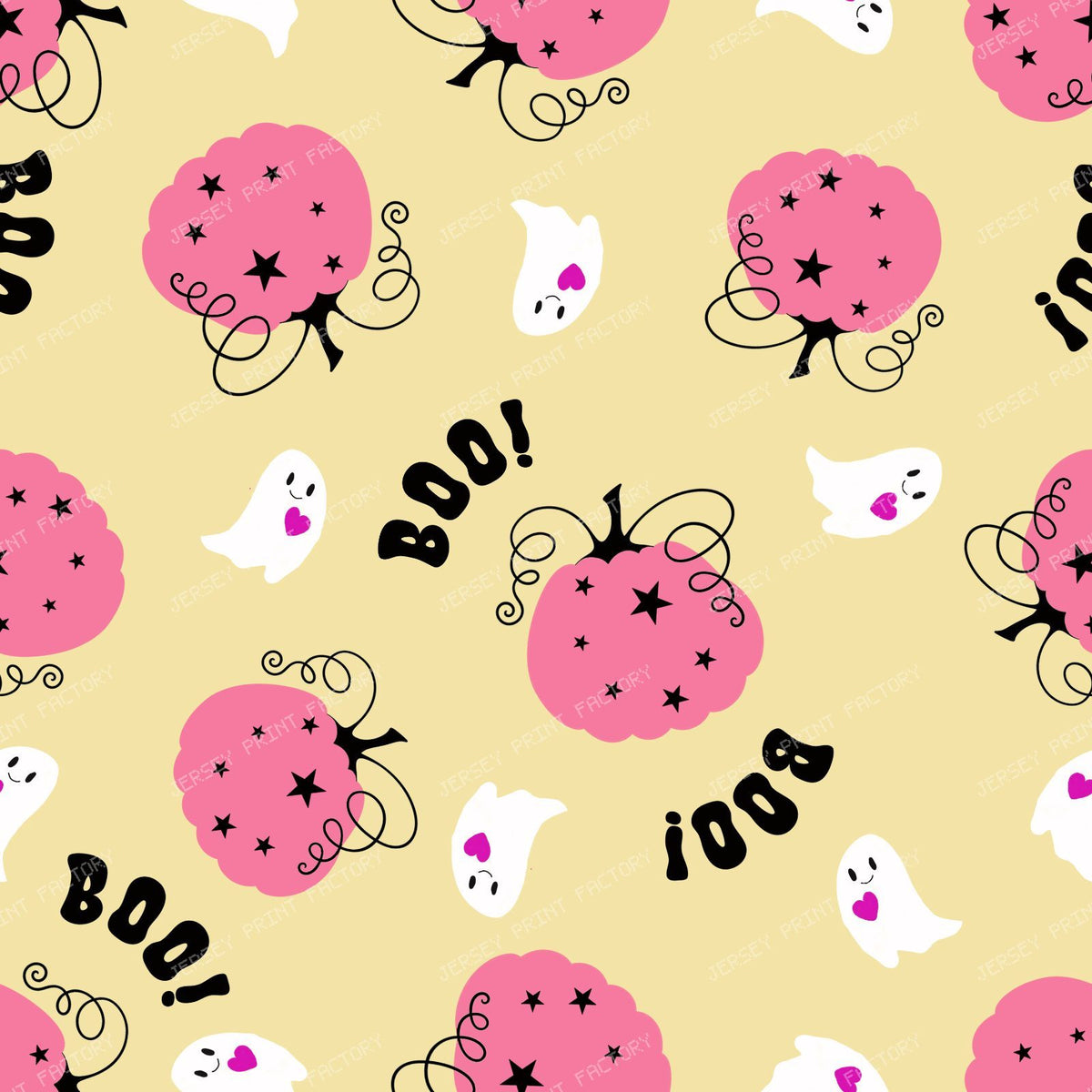 Pumpking Pop  Halloween soft green background — cream