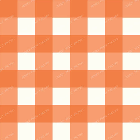 Happy Gingham Orange
