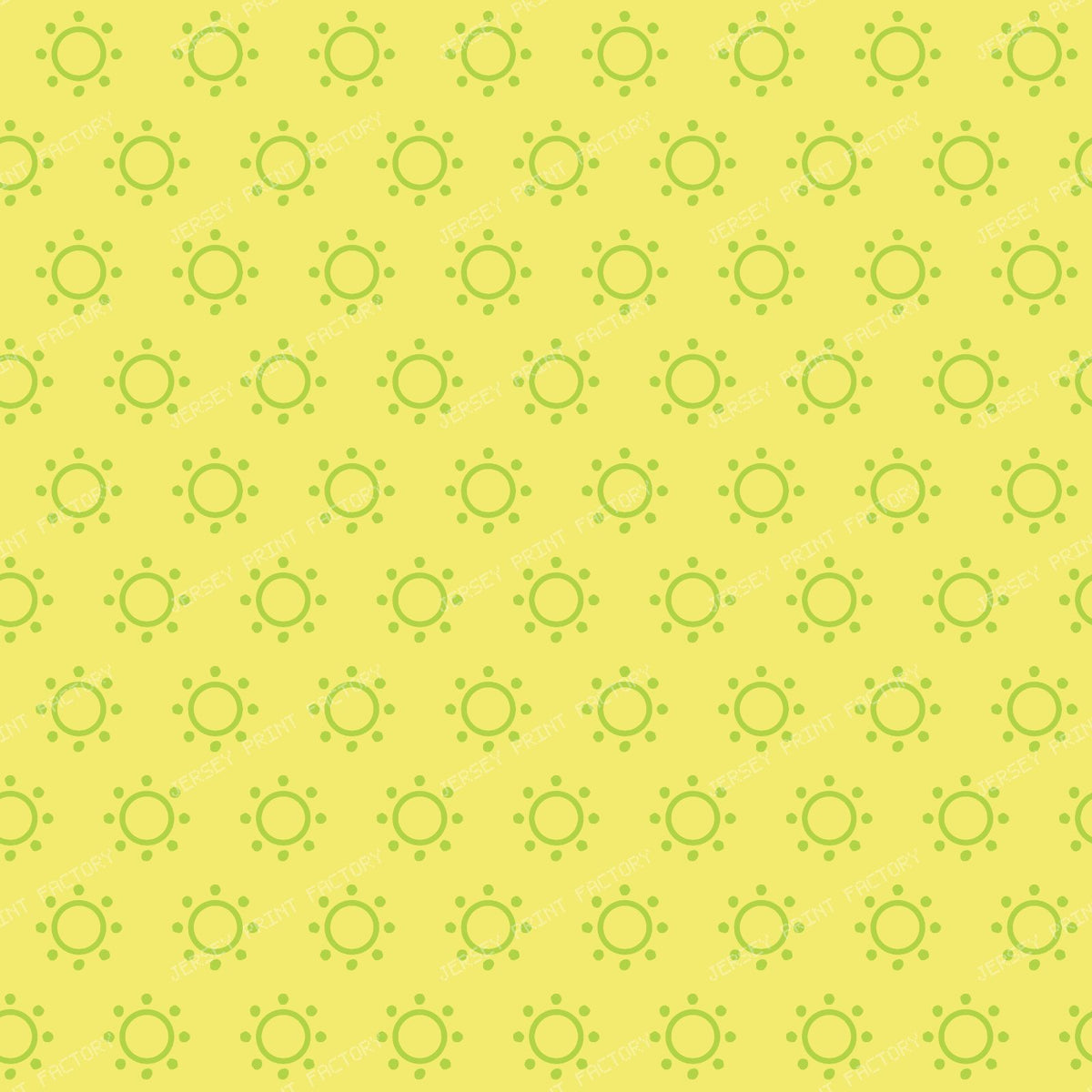 Orange Sun, Sun Pattern, Orange Circles, Dots, Summer — Green and Yellow 2