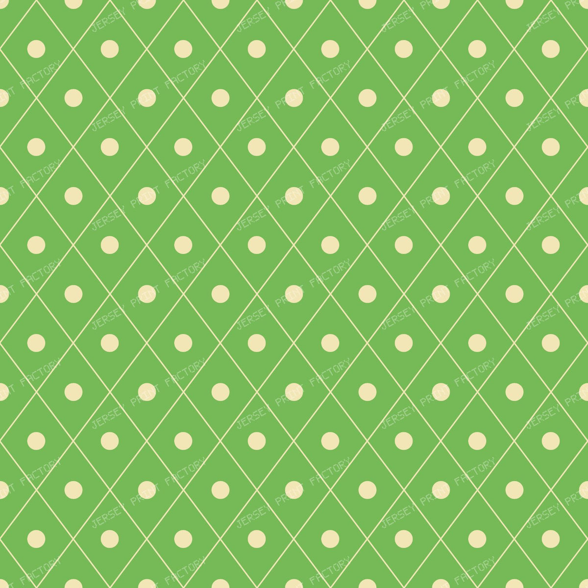 Blue Diamond Pattern, Argyle, Polka Dots, Geometric Pattern — Green 2