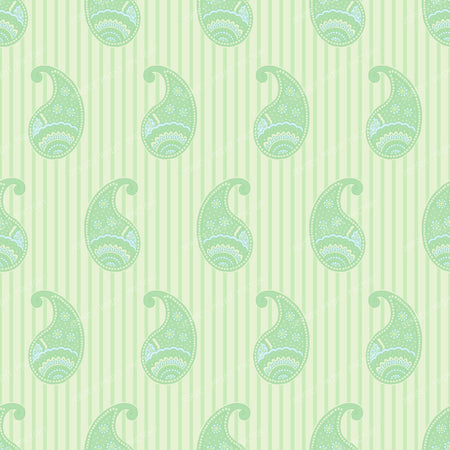 Paisley block print