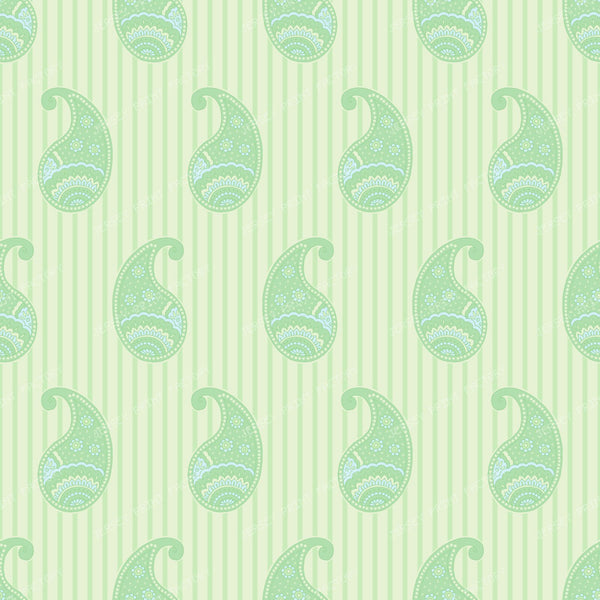 Paisley block print