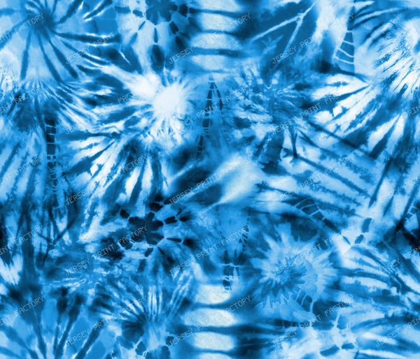 Crazy Tie Dye Cobolt Blue