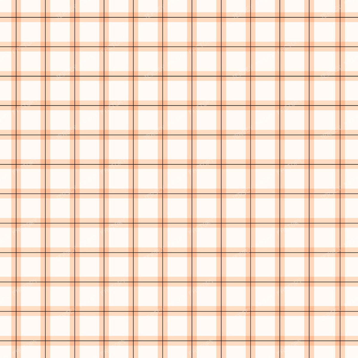 Gingham Cheerful — Gingham Peach