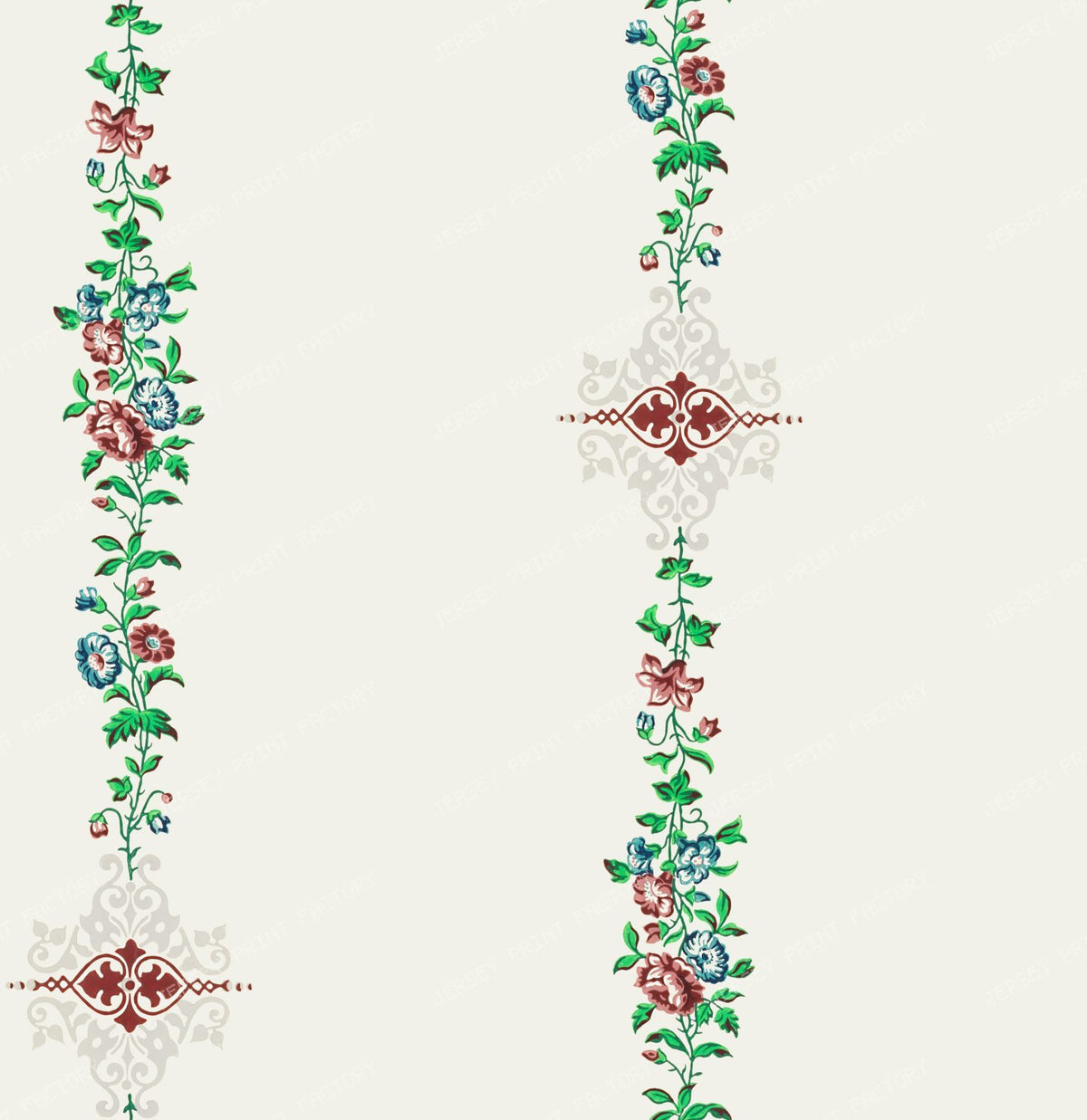 French flower stripes