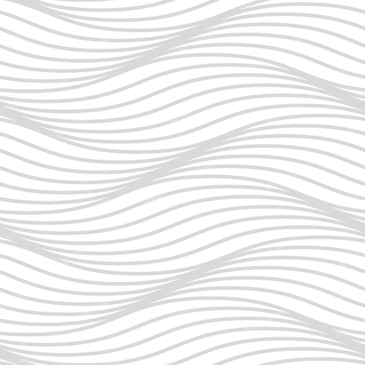 Rippled Flowing Billowy Subtle Wave - White