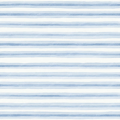 Blue Stripes, White Stripes, Lines, Watercolor Stripes