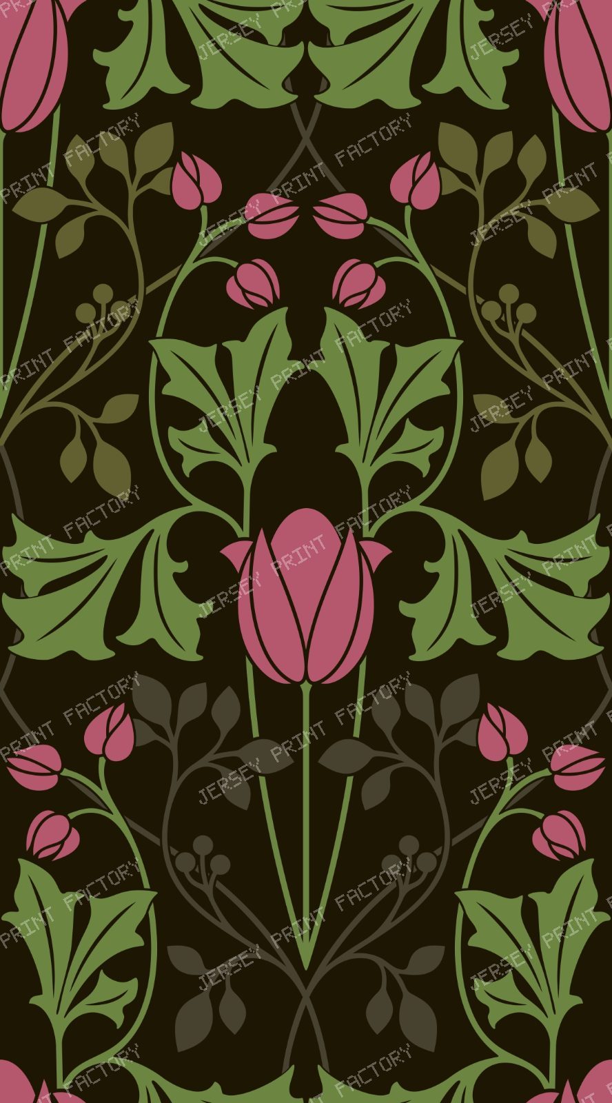 Pink Tulips on a Warm Night