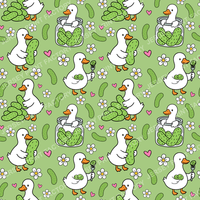 Silly Pickle Goose In Green