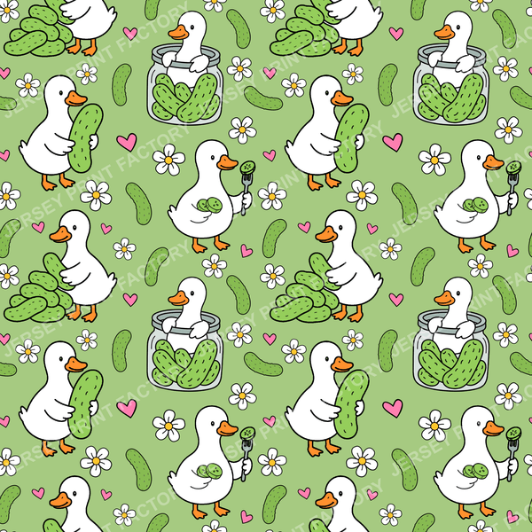 Silly Pickle Goose In Green
