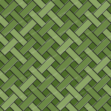 Pewter Stained Glass Weave — Pale Green