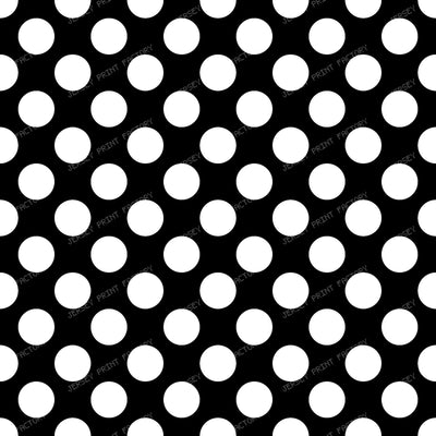 Polka Dots, Polka Dot Pattern, Black and White — Black and White 2