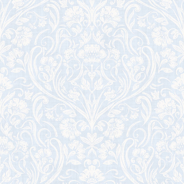 Aveline   Art Nouveau Dama k   Small  Pale Ice Blue