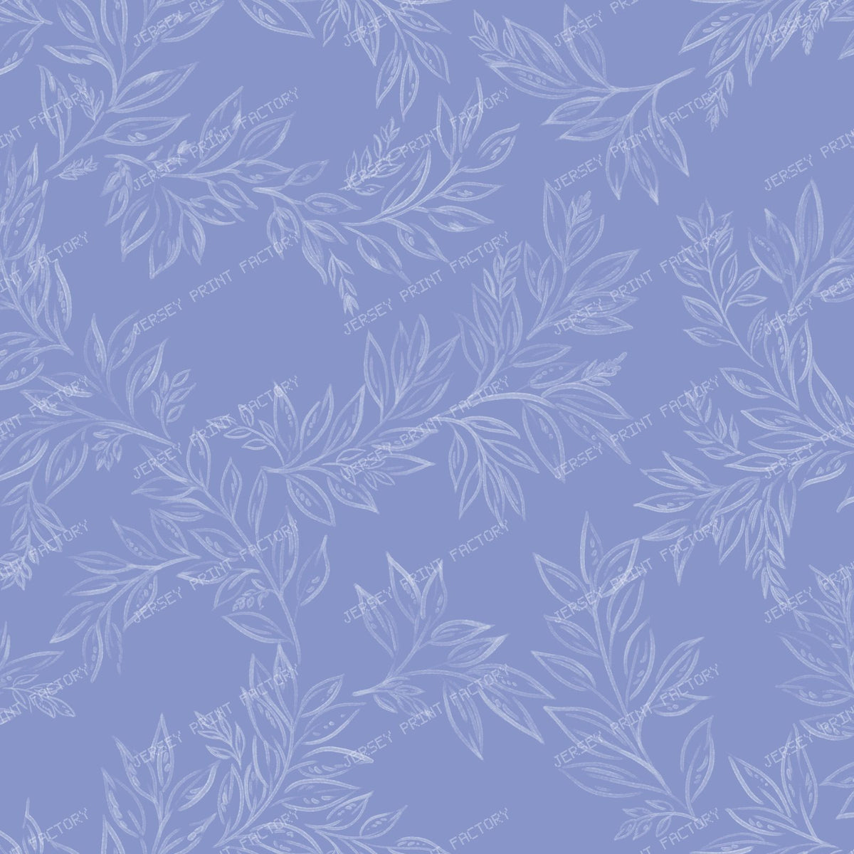 Alice   Linear Trailing Leave    Periwinkle Blue