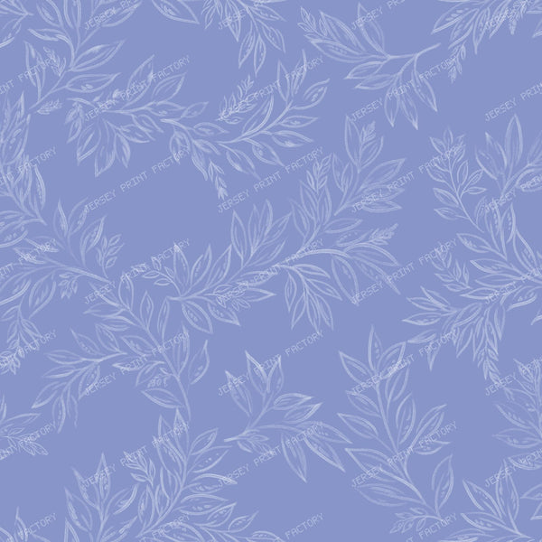 Alice   Linear Trailing Leave    Periwinkle Blue