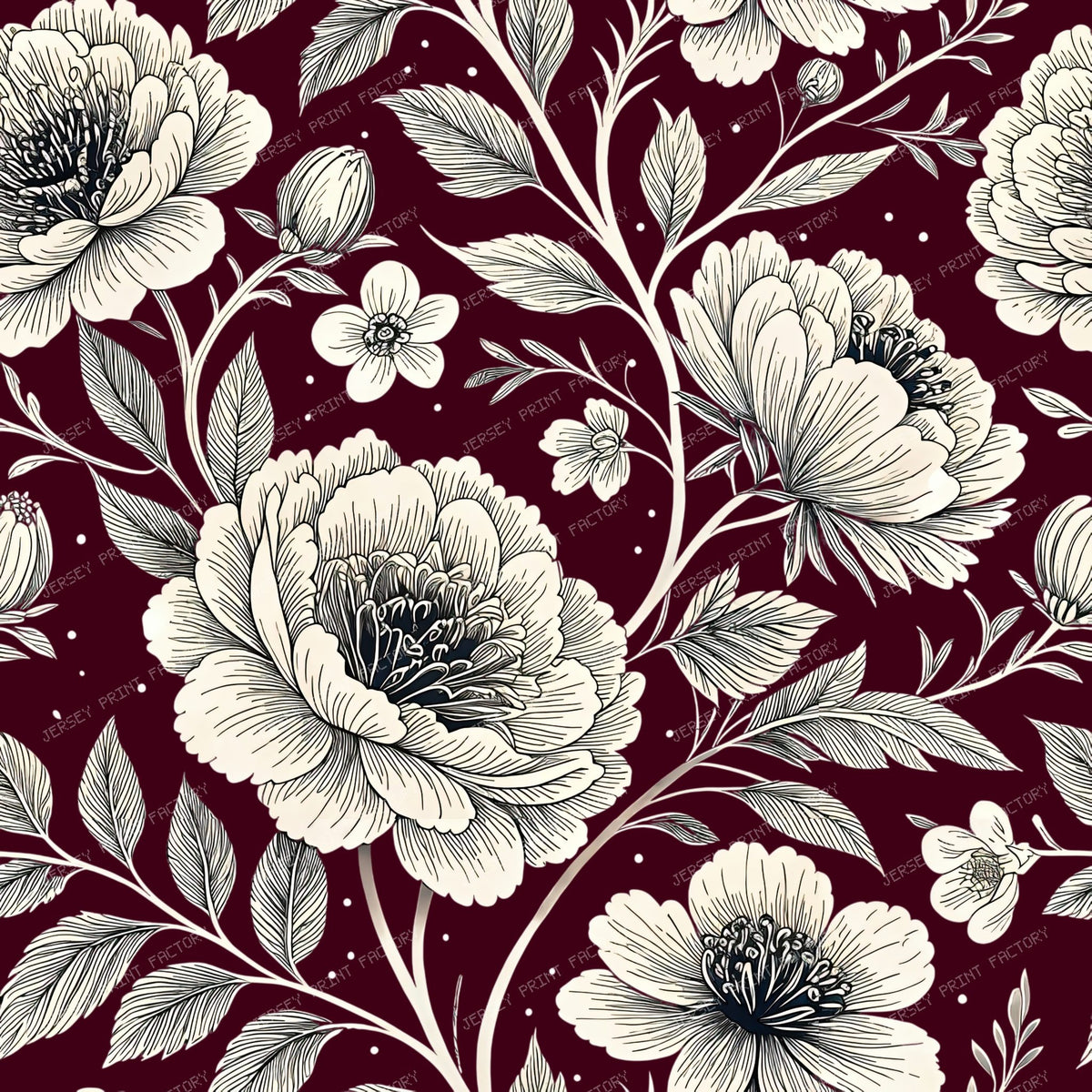XL Spanish Carmine Flowers