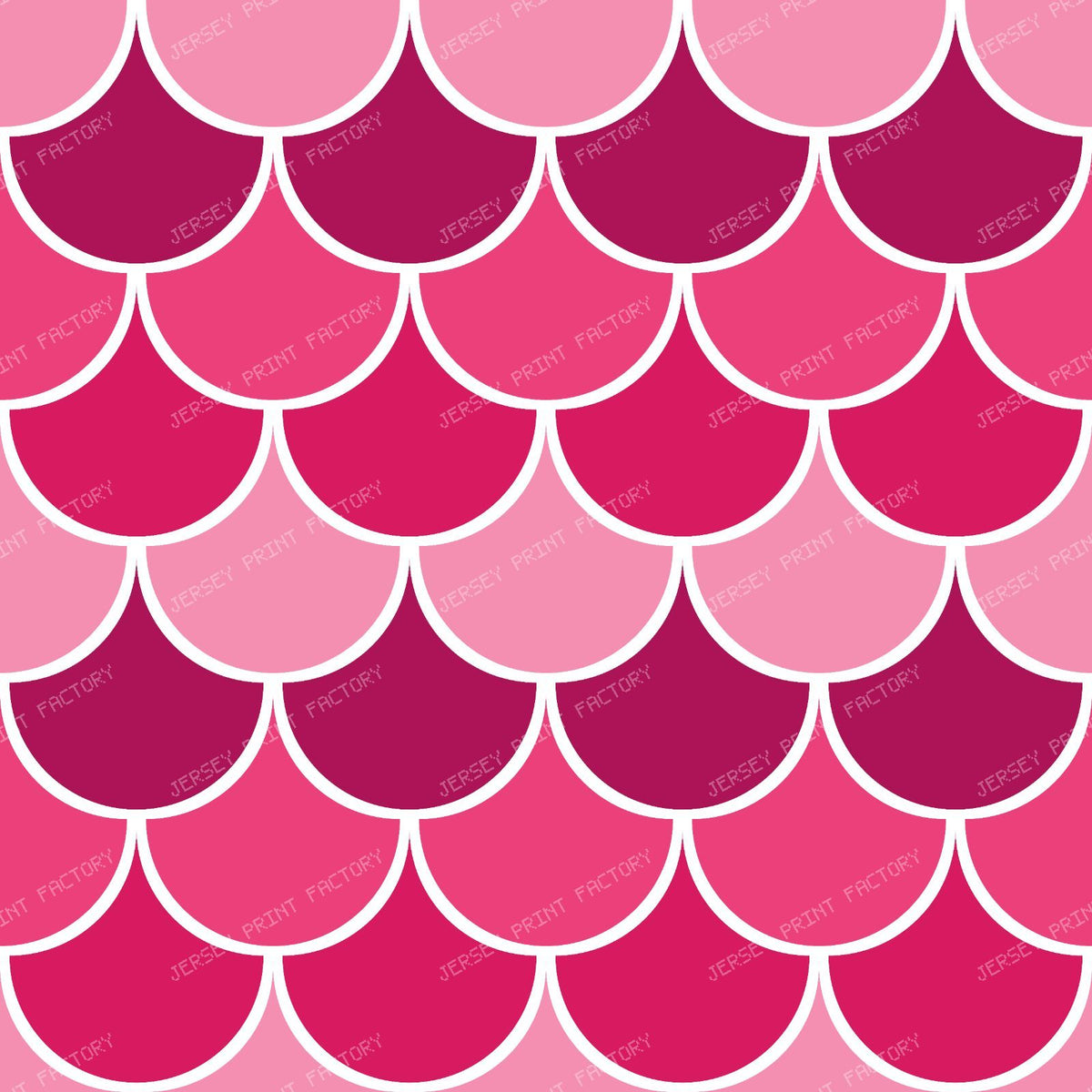 Blue Mermaid Scales, Dragon Scales, Fish Scales, Arch Pattern — Pink 2