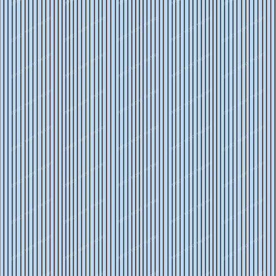 Chocolate Brown Thin Stripes on BabyBlue