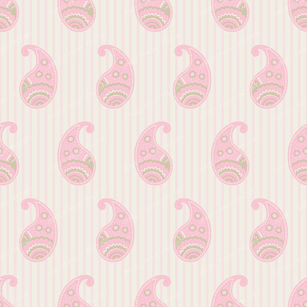 Paisley block print
