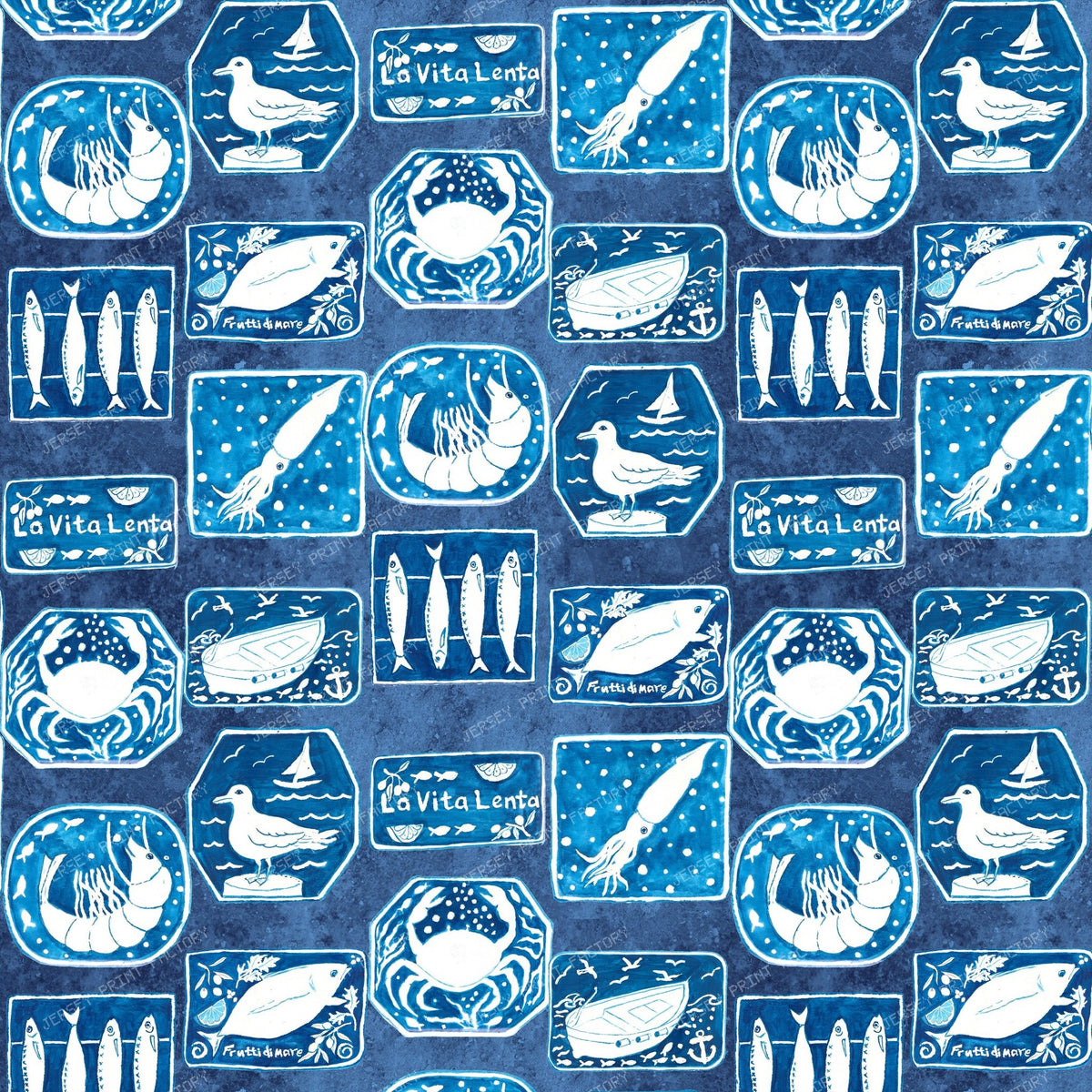 Coastal Delicacies -  Denim Blue