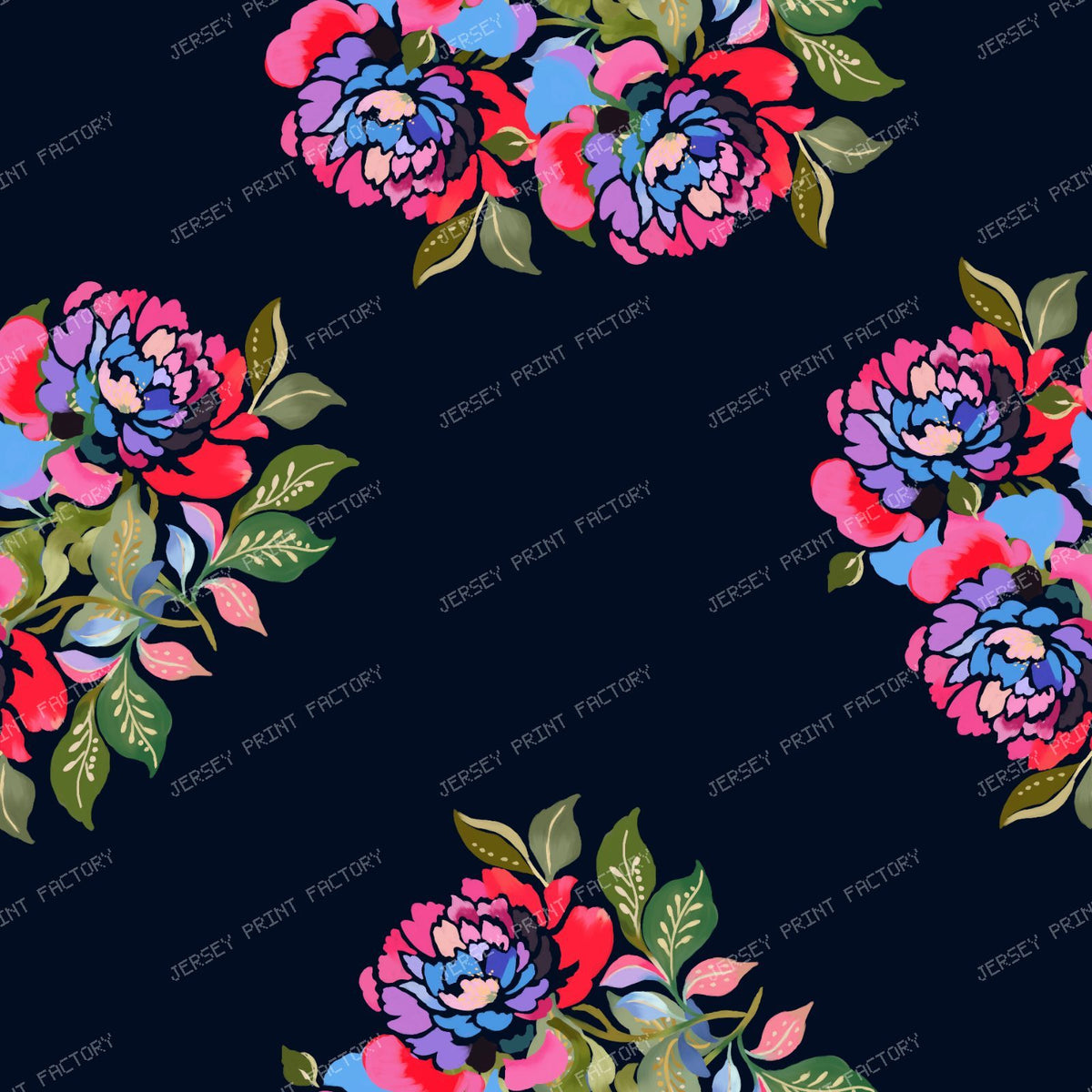 Vintage Rose Floral Pattern