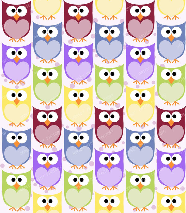 Cute Owls, Owl Pattern, Colorful Owls, Baby Owls