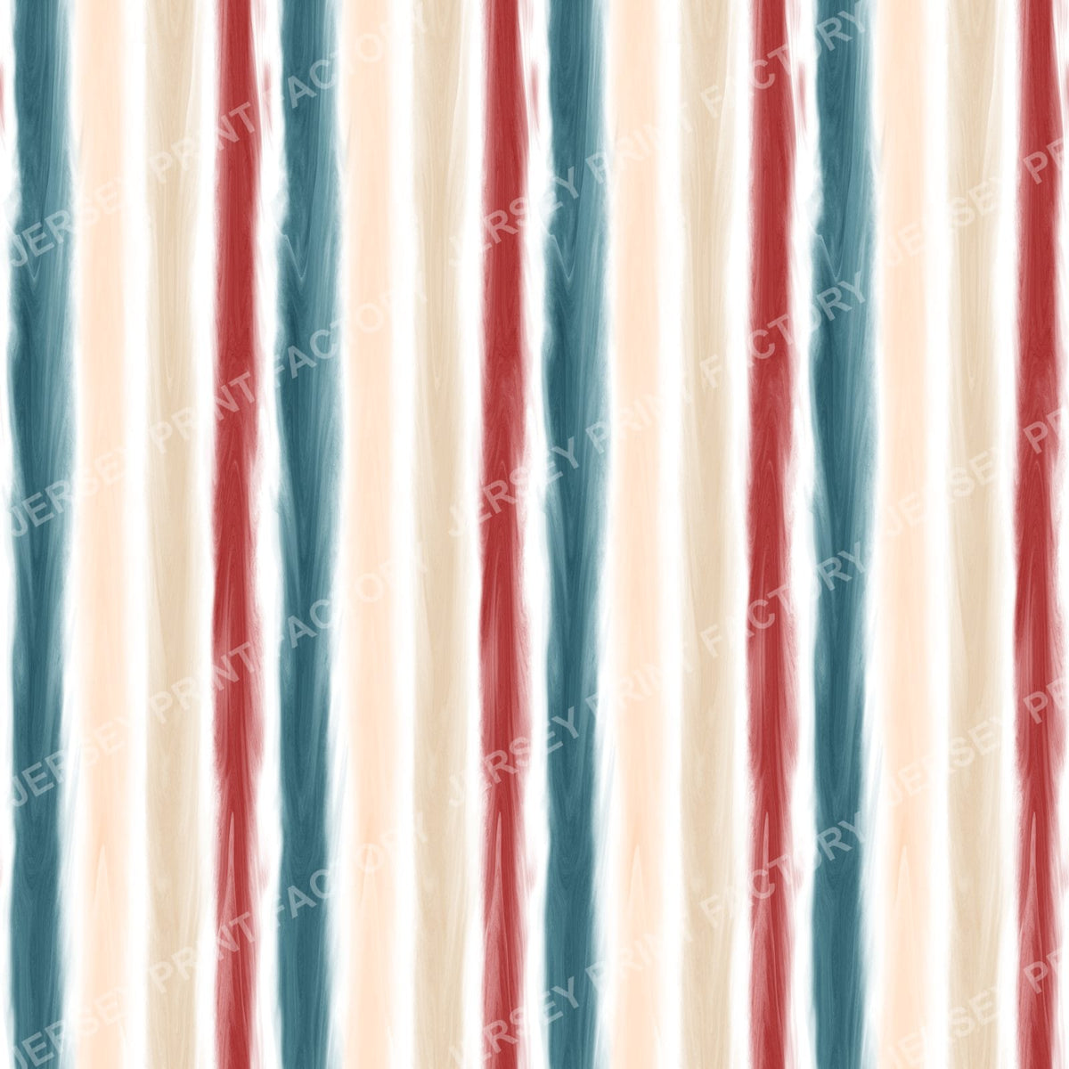 Coastal Watercolor Stripes
