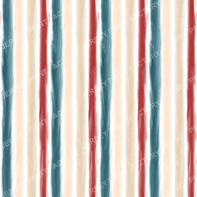 Coastal Watercolor Stripes