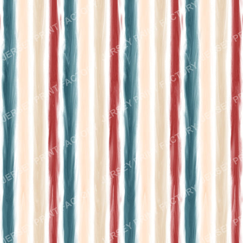 Coastal Watercolor Stripes