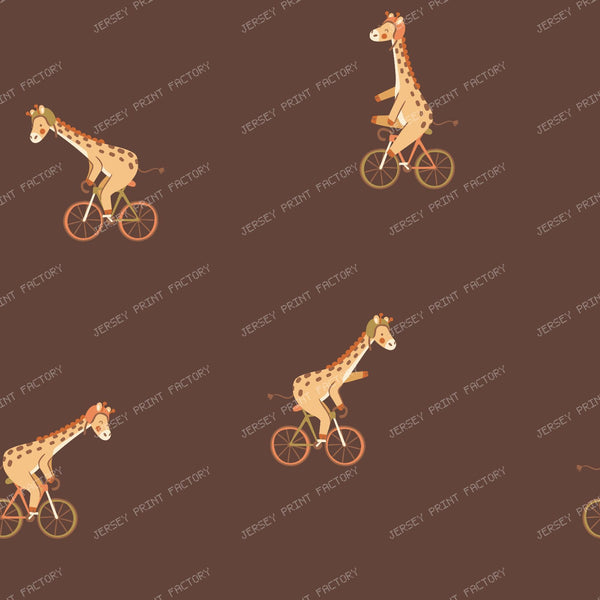 Cycling Giraffe | Minimal Bicycle
