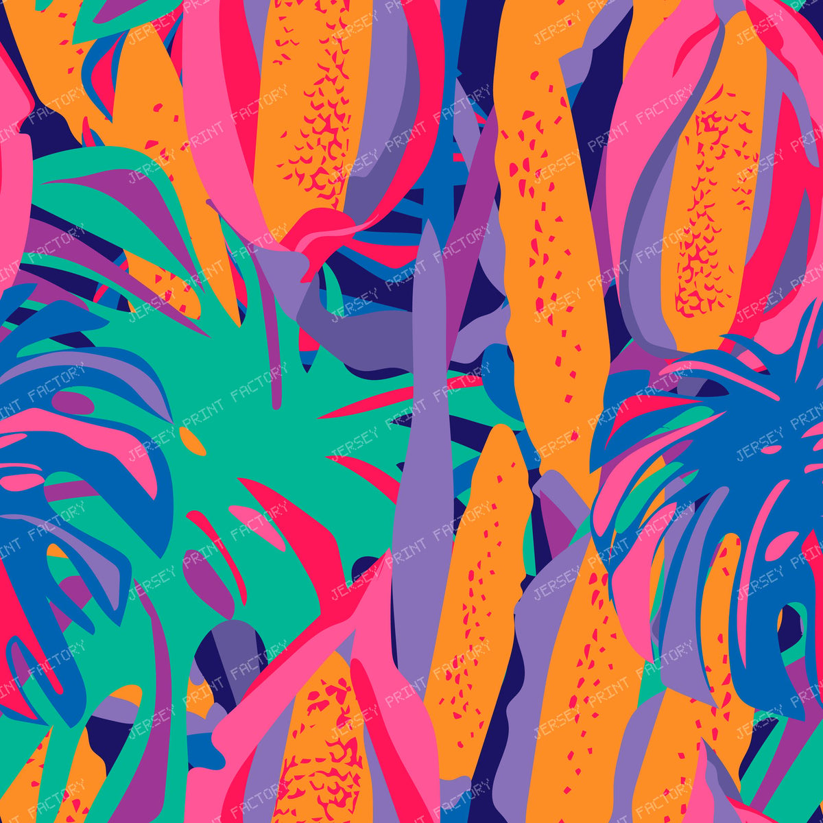 Abstract Monstera Deliciosa Floral — Multi