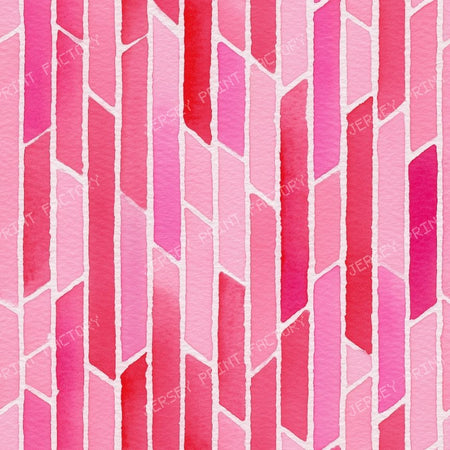Watercolor Pink Geometric Vertical Blocks