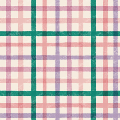 Colourful plaid — Pink and Green
