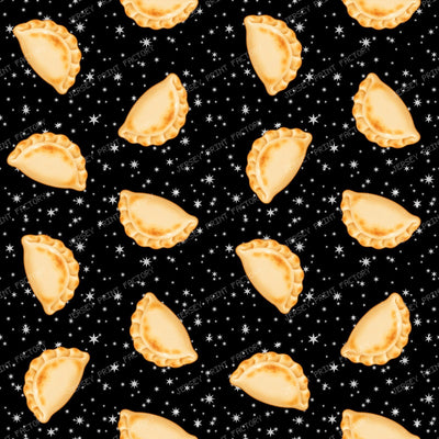 Large Galaxy Pierogi Dumplings On Black