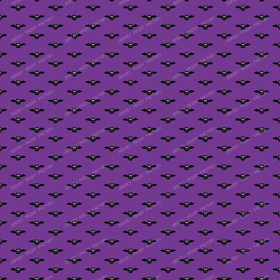 Halloween Bats on Purple
