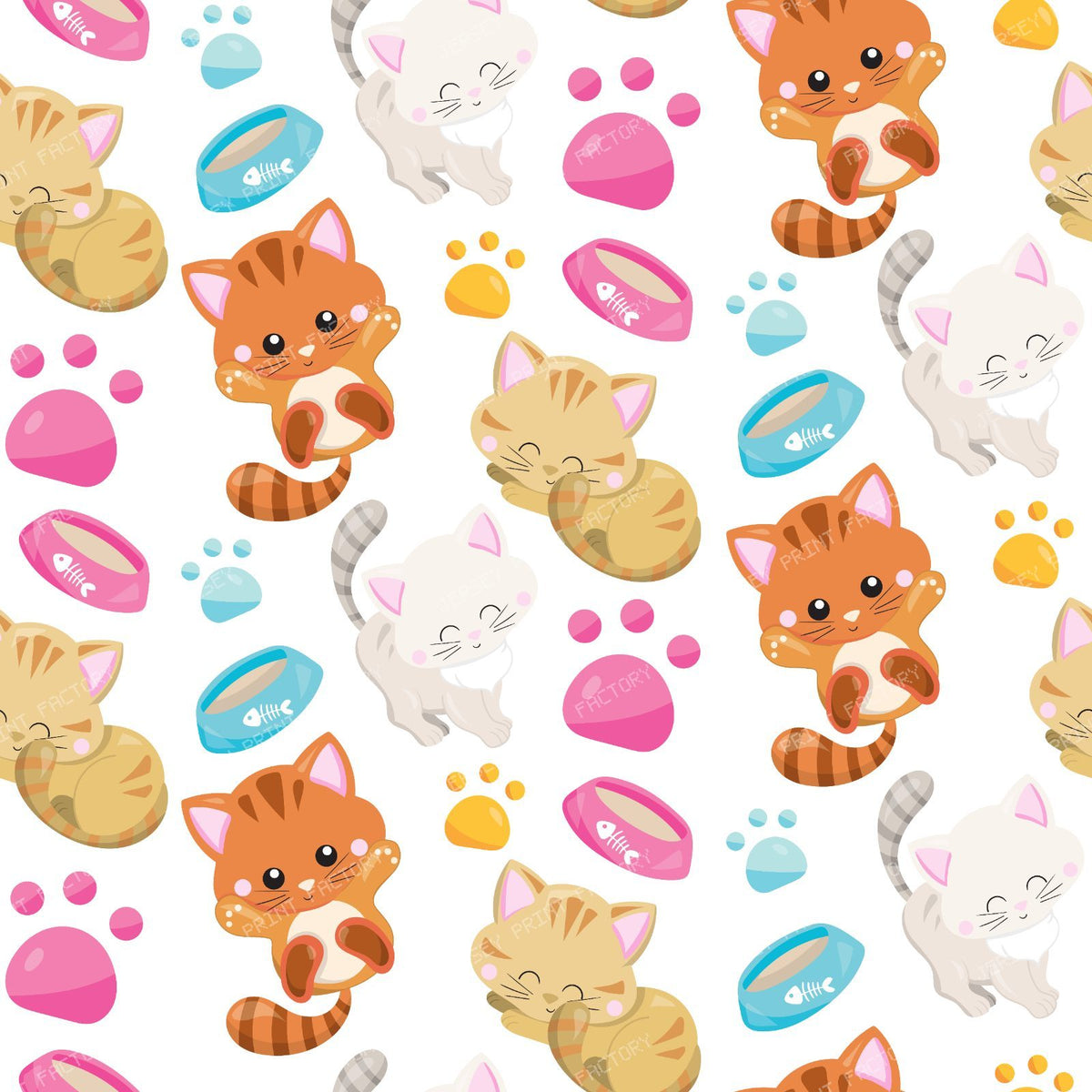 Pattern Of Cats, Cute Cats, Kitty, Kittens, Paws