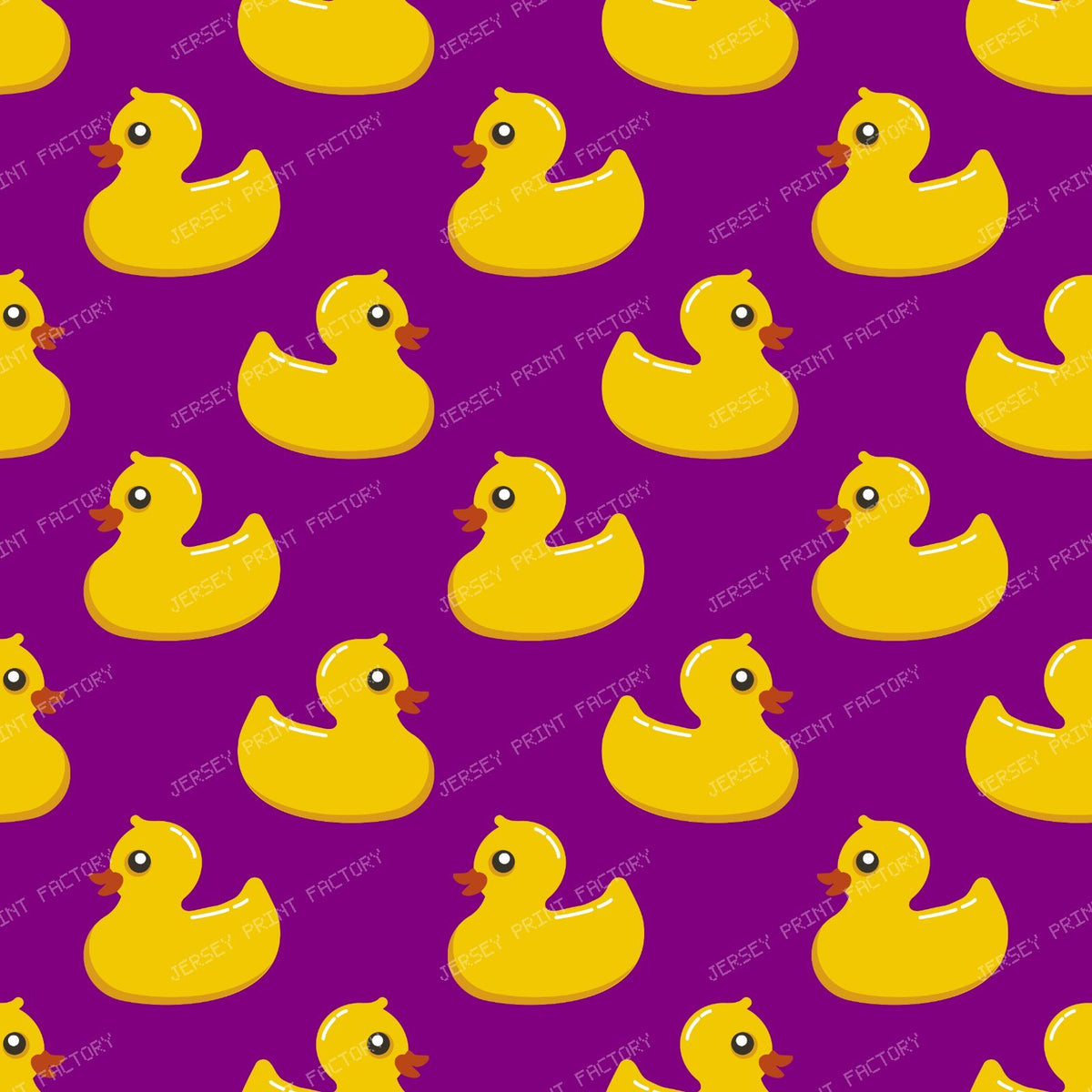 Pattern Of Ducks, Cute Ducks, Rubber Ducks, Yellow Ducks — Purple 2