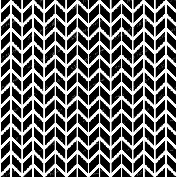 Black and White Zigzag, Chevron, Herringbone Pattern