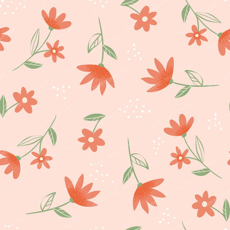 Little Bee | Red Flowers