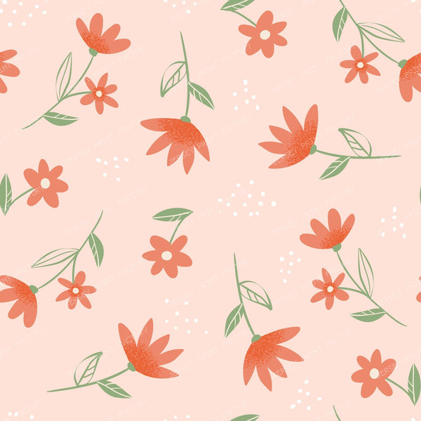 Little Bee | Red Flowers