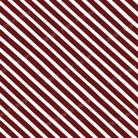 Diagonal Stripe Maroon White