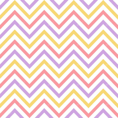 Pink Zigzag, Pink Chevron, Geometric Pattern, Retro Pattern — Colorful 4