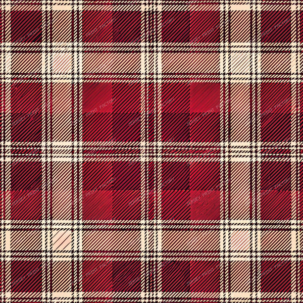 Red Beige green grid
