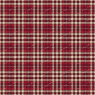 Red Beige green grid