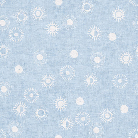 boho solar off-white on fog blue