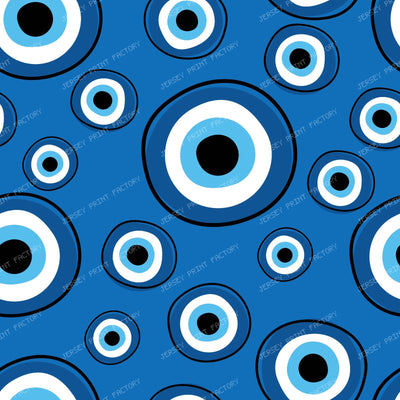 Evil Eye Pattern, Turkish Eye, Hamsa, Nazar, Mati, Mataki — Navy Blue 3