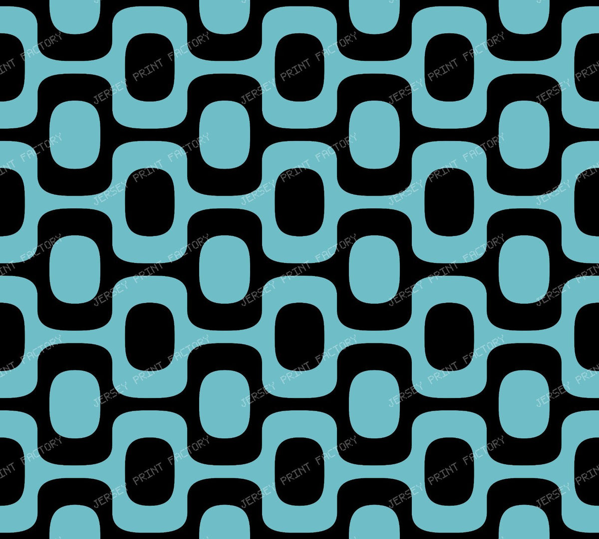 Black and White Ipanema Pattern, Ipanema Sidewalk, Beach Pattern — Blue 5